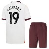 Conjunto (Camiseta+Pantalón Corto) Manchester City J. Alvarez 19 Segunda Equipación 23-24 - Niño